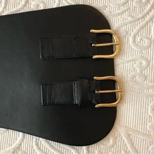 Zara | Accessories | Nwt Zara Leather Sash Wide Belt Black  display picture 1